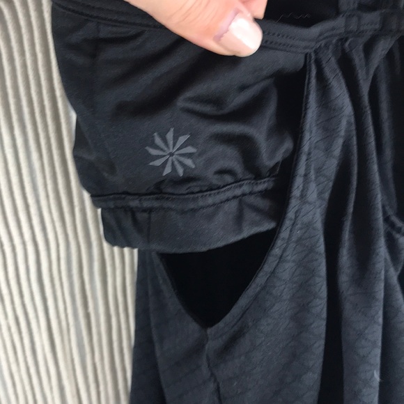 Athleta Hidden Agenda Black Tank Top M - Picture 5 of 7